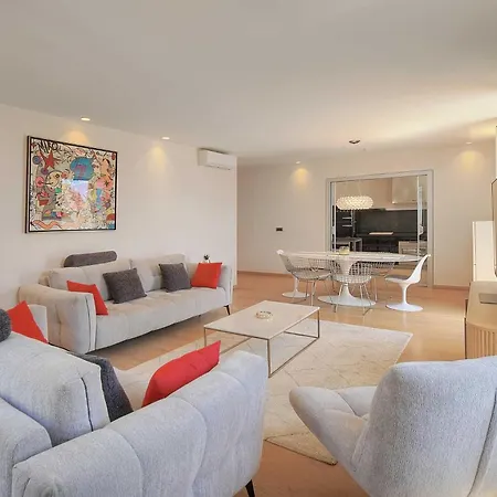 Stunning A C 6p With Sea View - Appartement